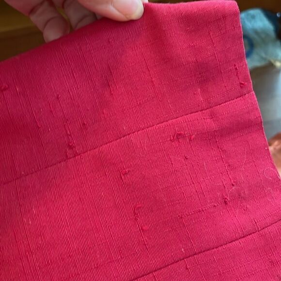 Vintage 50s Ellsworth Hibiscus (pinkish) red suit with 3/4 sleeve jacket - Picture 12 of 12